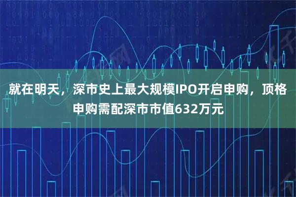 就在明天,深市史上最大规模IPO开启申购,顶格申购需配深市市值632万元
