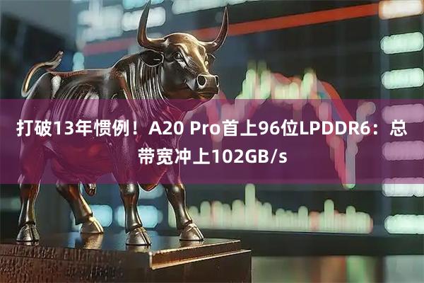 打破13年惯例！A20 Pro首上96位LPDDR6：总带宽冲上102GB/s